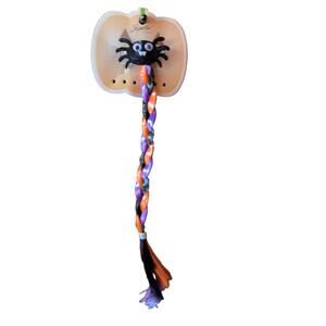 Spider Barrette with Halloween Braid